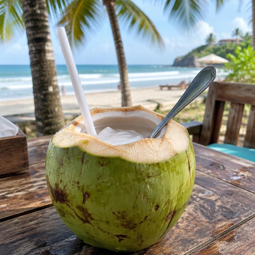 Young coconut